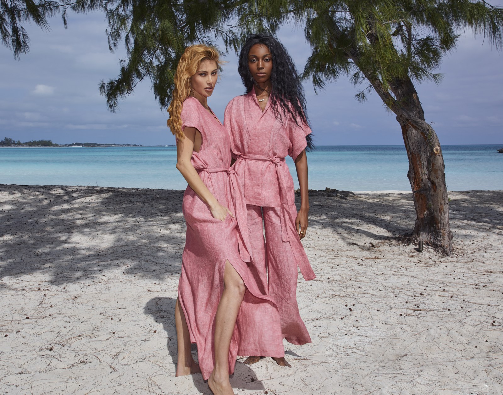 GRACE LONG LINEN DRESS — imagen 2