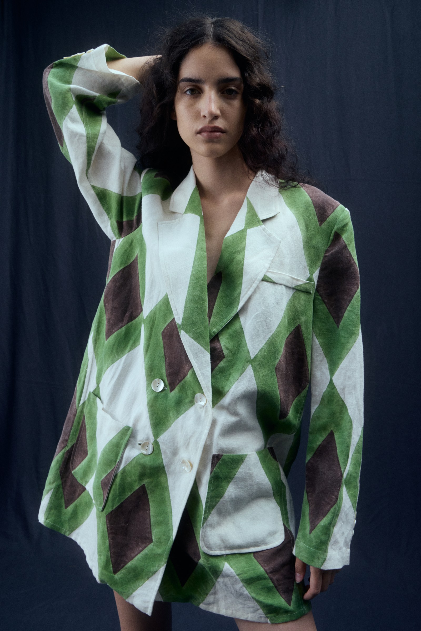 CIMARRON BLAZER — U · Verde/Marrón