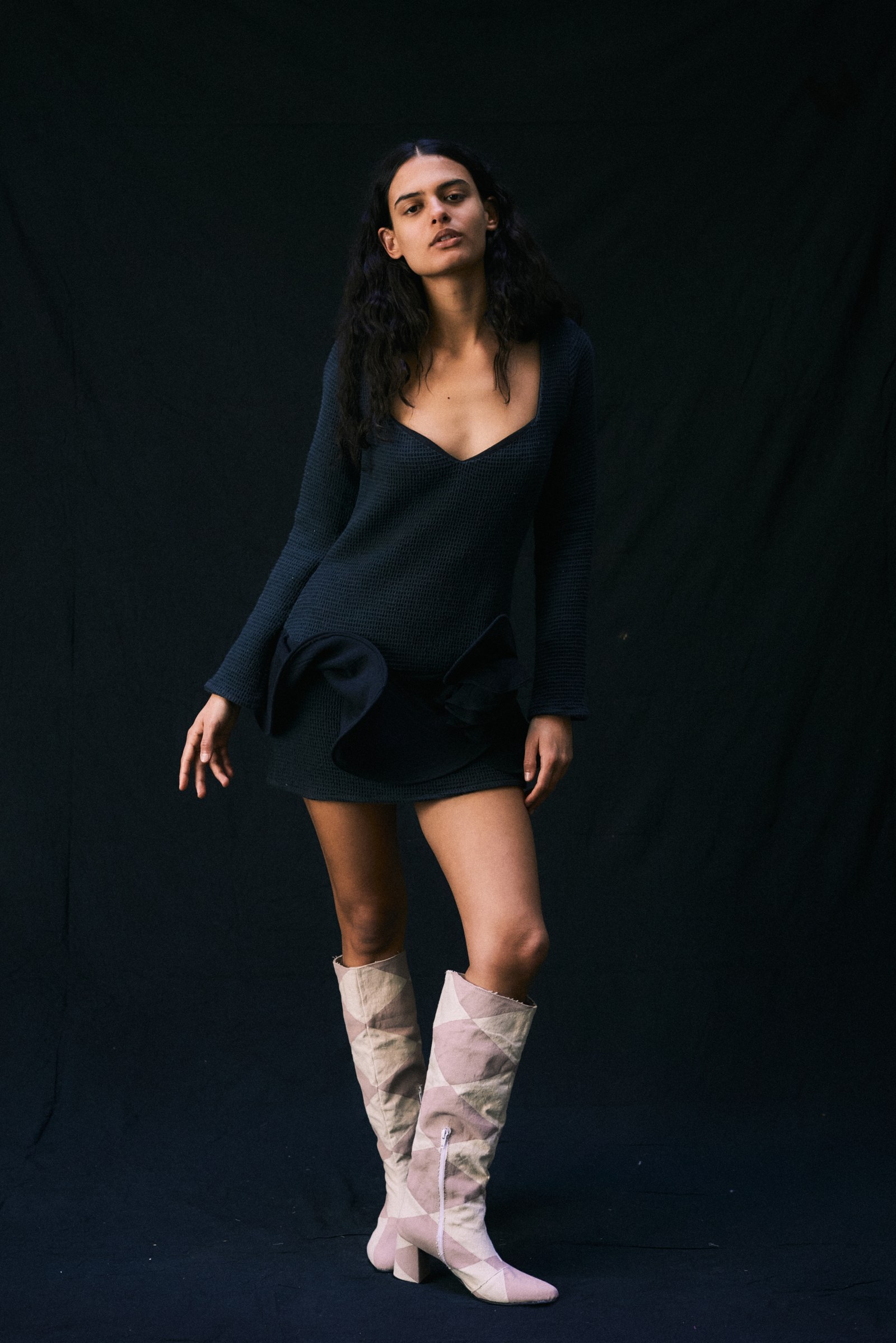 ALAMBRE DRESS — U · Negro