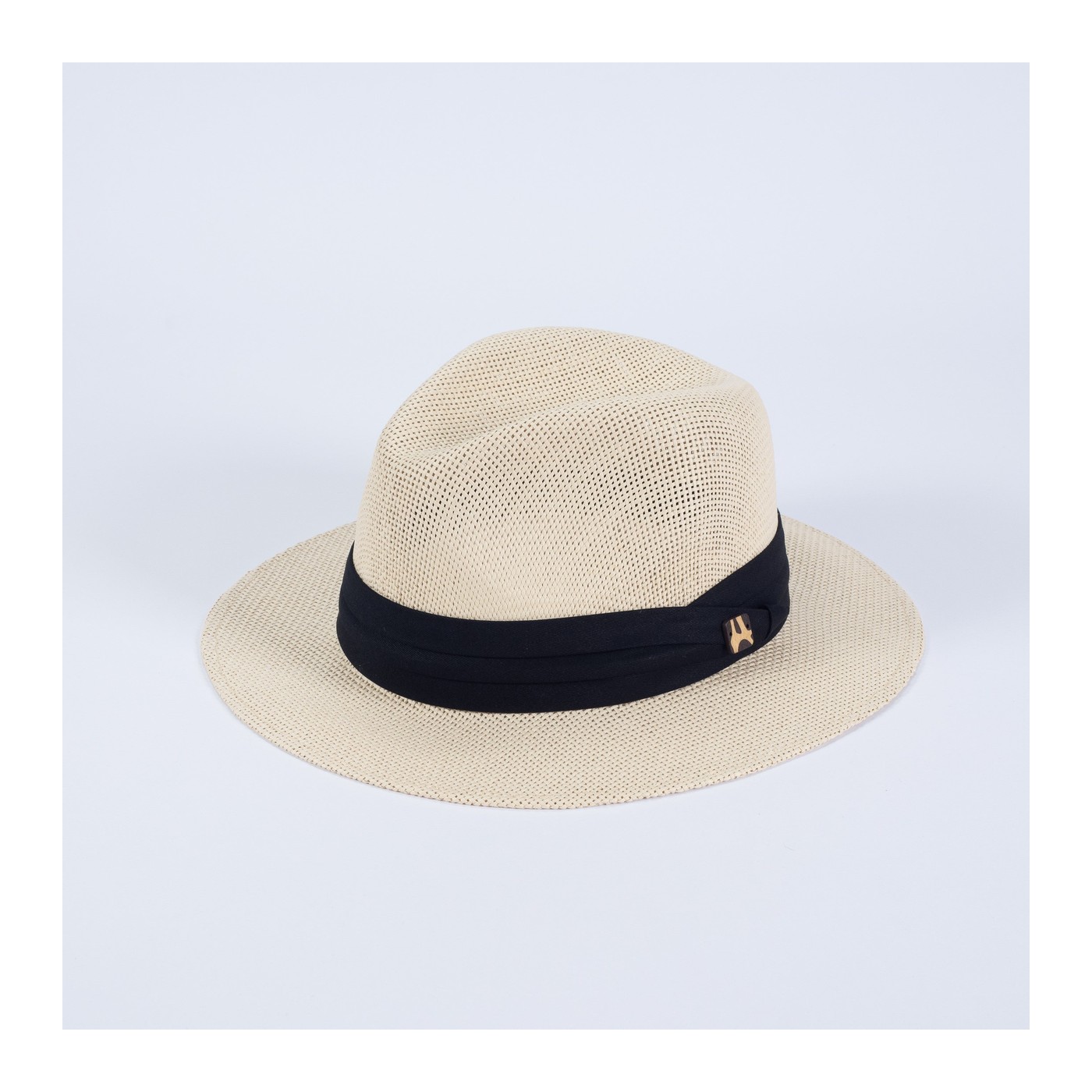 Sombrero Indiana con banda a pliegues de Aranda Sombreros — vista 3