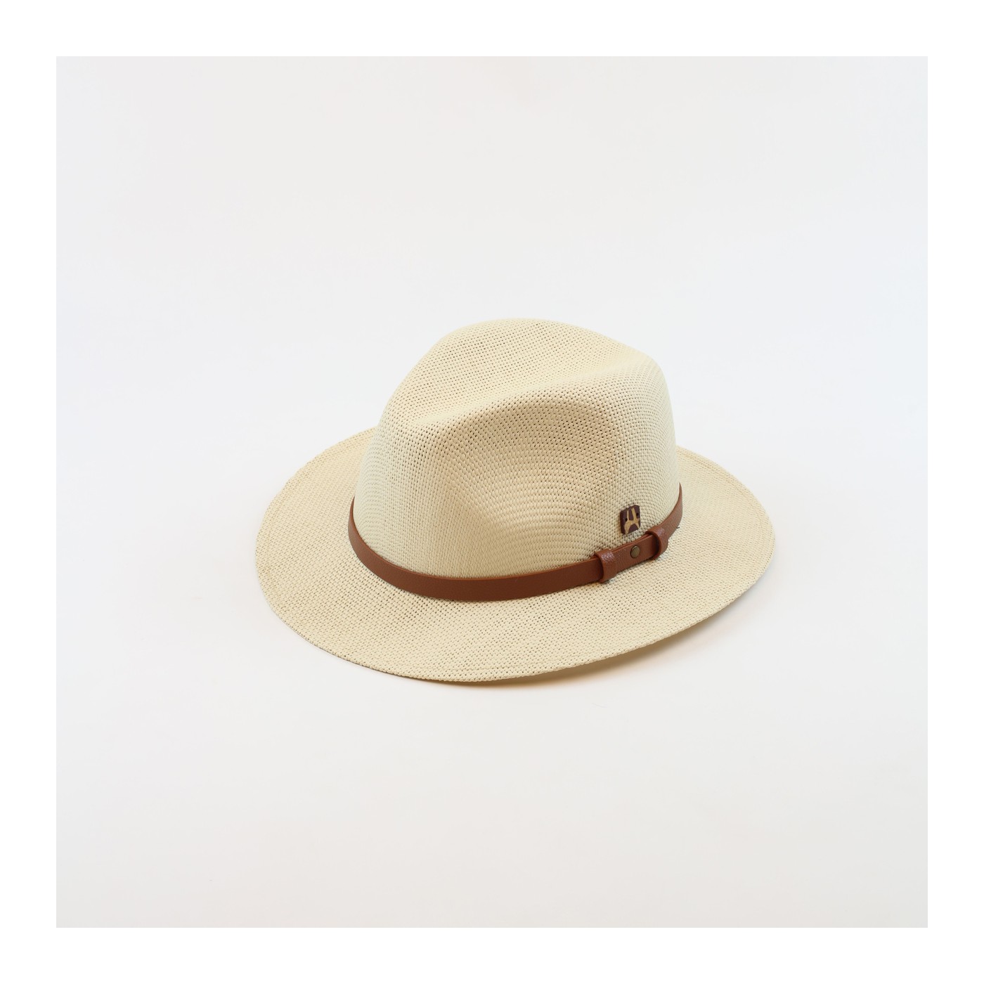 Sombrero Indiana con cinta de cuero de Aranda Sombreros — vista 2