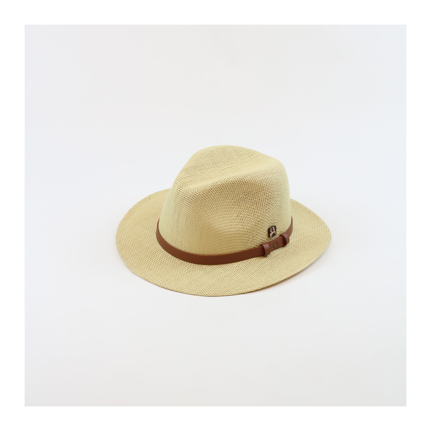 Sombrero Indiana con cinta de cuero de Aranda Sombreros — vista 3