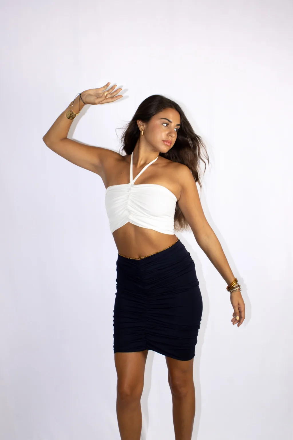 Falda Vacarello Navy de Kimona by JP — vista 2