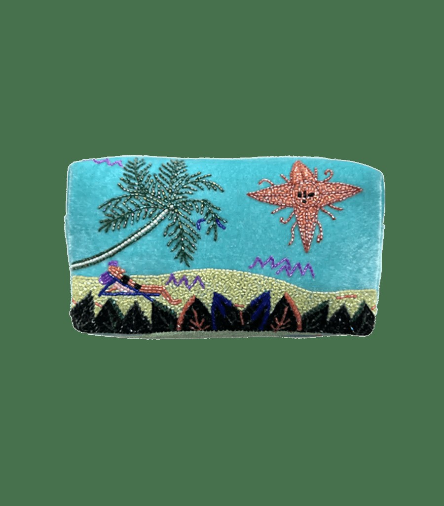 By the Ocean Makeup Bag Christina Milian — O/S · Blue