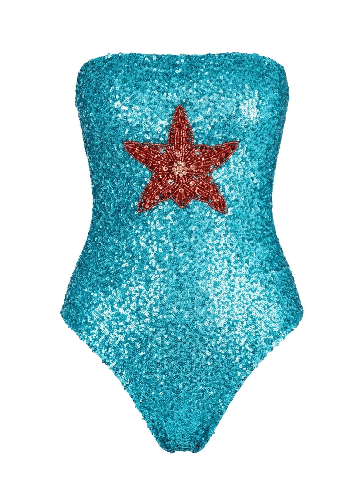 Bañador azul de lentejuelas Oceanus