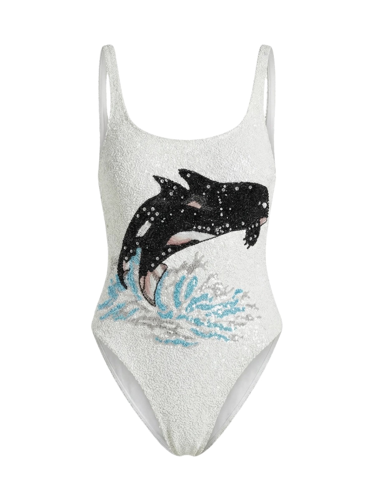 Marina Vintage Neckline Swimsuit de Oceanus — vista 1