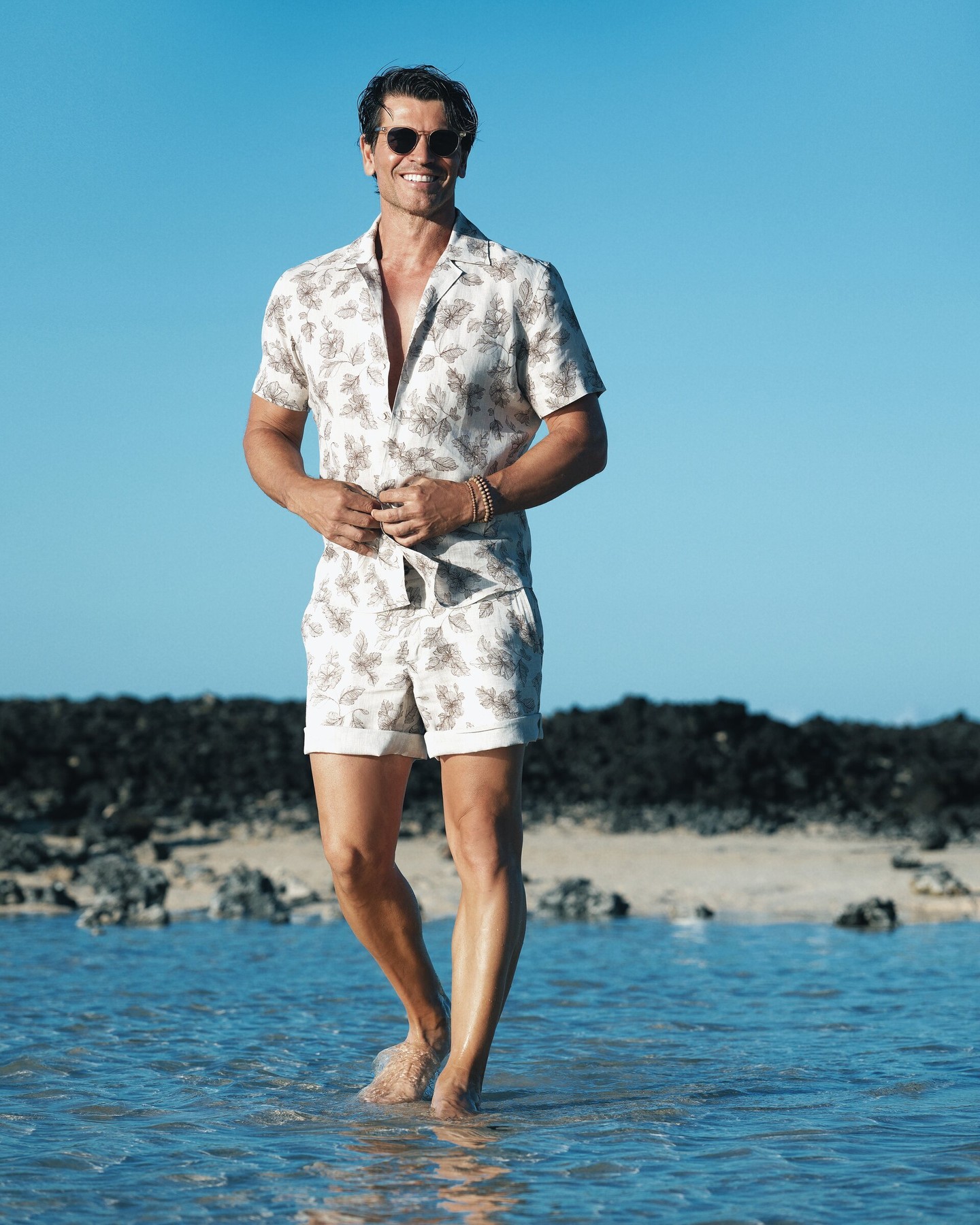 Camisa cuello solapa estilo Hawaii de Reiser — vista 9