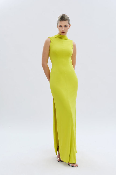 Vestido Fiesta Escote Drapeado · 9