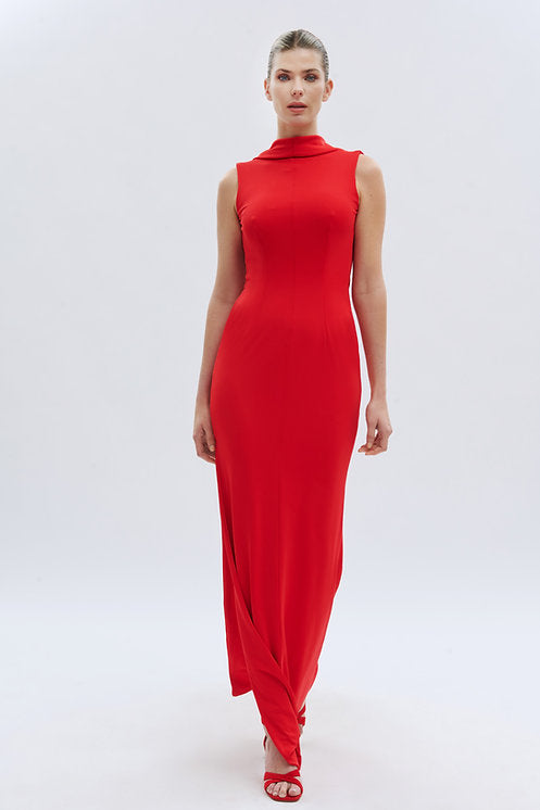 Vestido Fiesta Escote Drapeado · 7