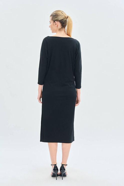 Vestido Midi Murciélago · 3
