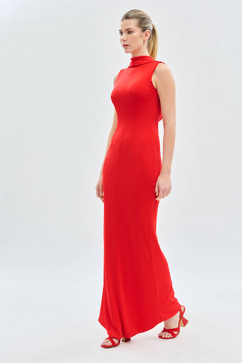 Vestido Fiesta Escote Drapeado · 4