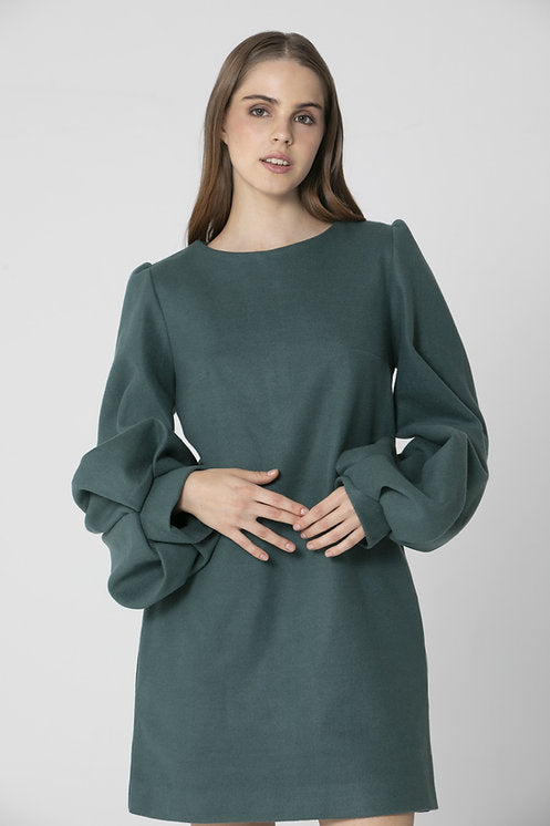 Vestido Babydoll Manga Mariposa · 4