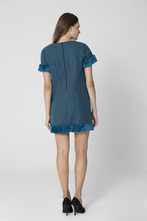 Vestido Babydoll Manga Corta · 6