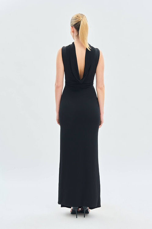 Vestido Fiesta Escote Drapeado · 14